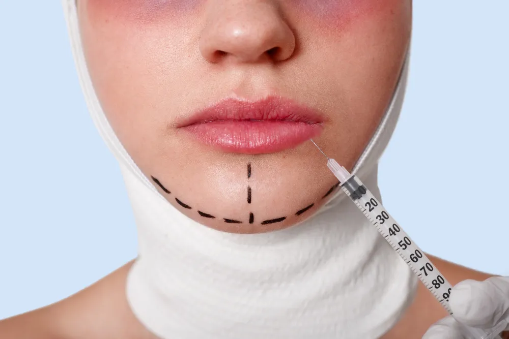 filler in smile lines nasolabial fold treatment
