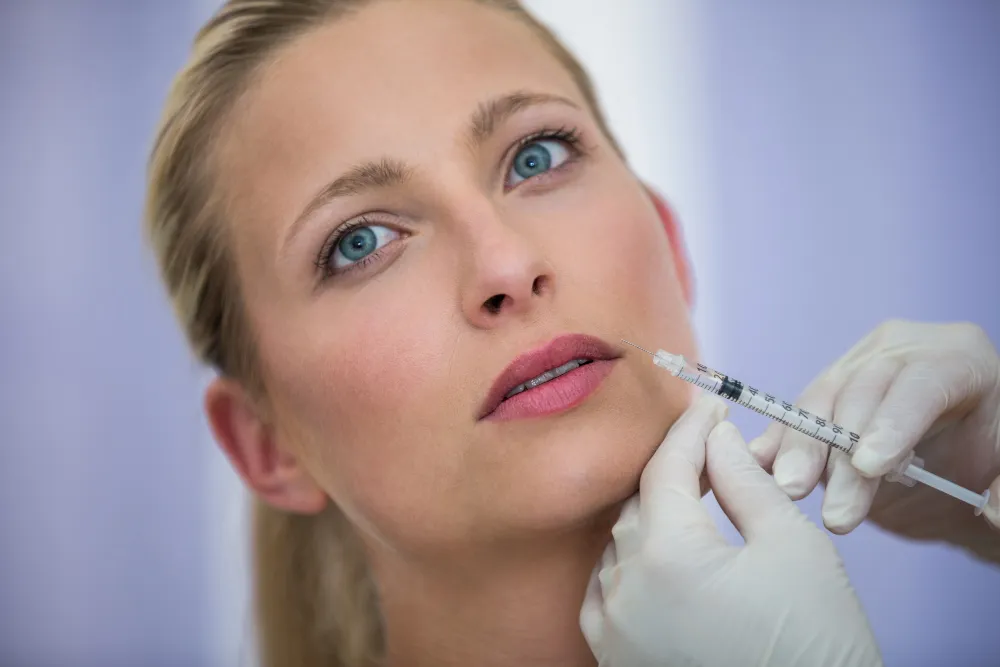 1ml chin filler before and after projection