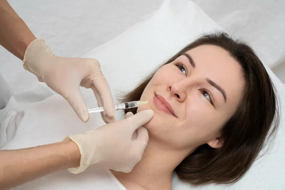 Non-surgical rhinoplasty before and after results using high G-prime dermal filler